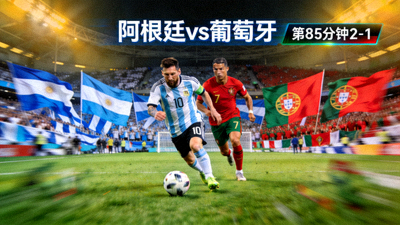阿根廷对阵葡萄牙的比赛精彩回放画面